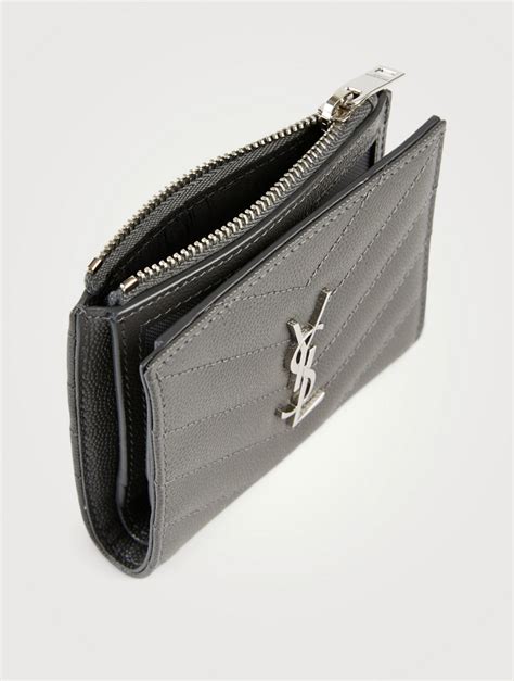 ysl women's card holder|ysl zipped card holder.